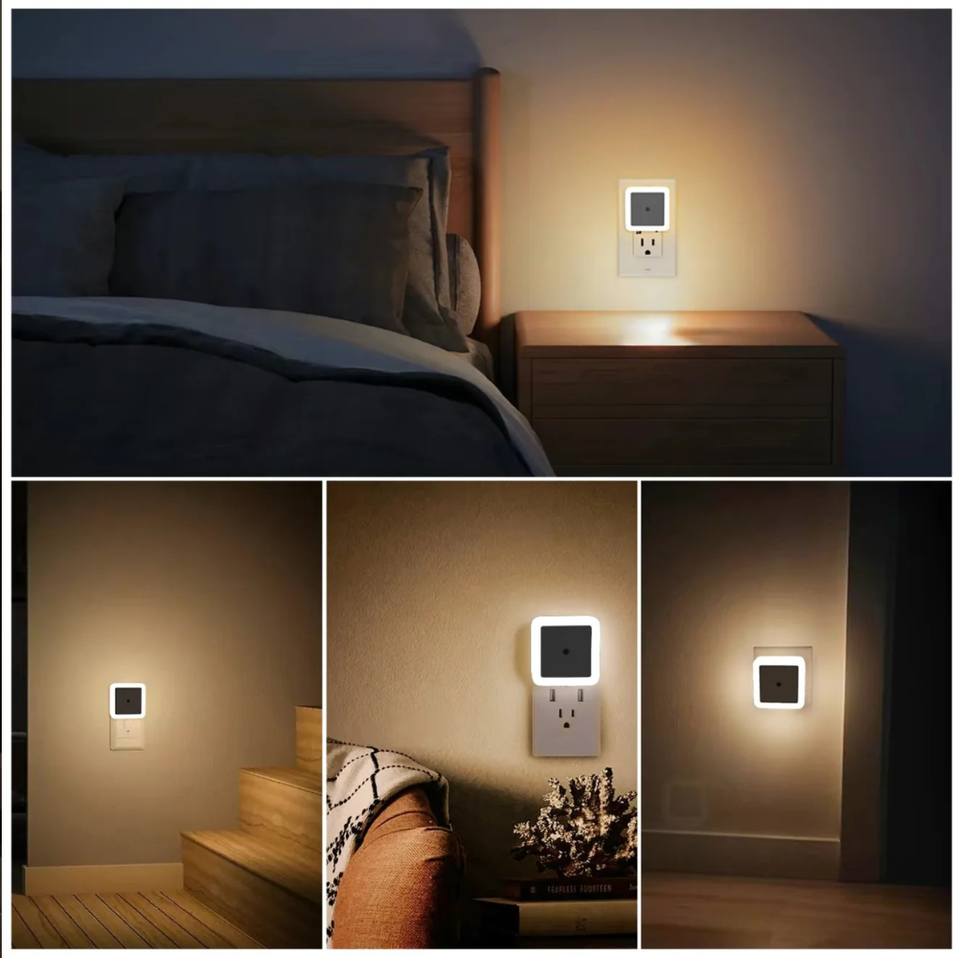 Luz Nocturna LED con Sensor de Anochecer a Amanecer®