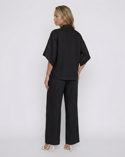 Conjunto de Lino de Dos Piezas