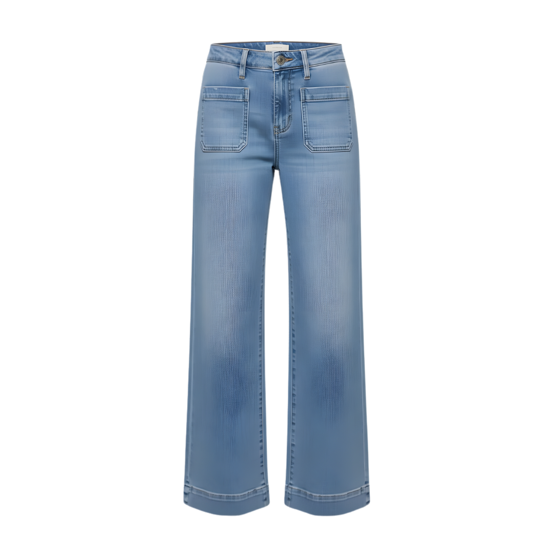 Pantalones Vaqueros de Silueta Amplia con Diseño Elevado®