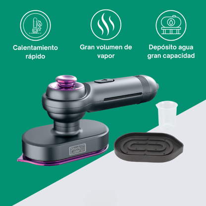 Plancha de Vapor Compacta de Doble Posición