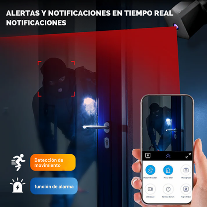 Mini Cámara con Visión Gran Angular y detección de movimiento®