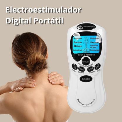 Electroestimulador Digital Portátil de Grado Terapéutico