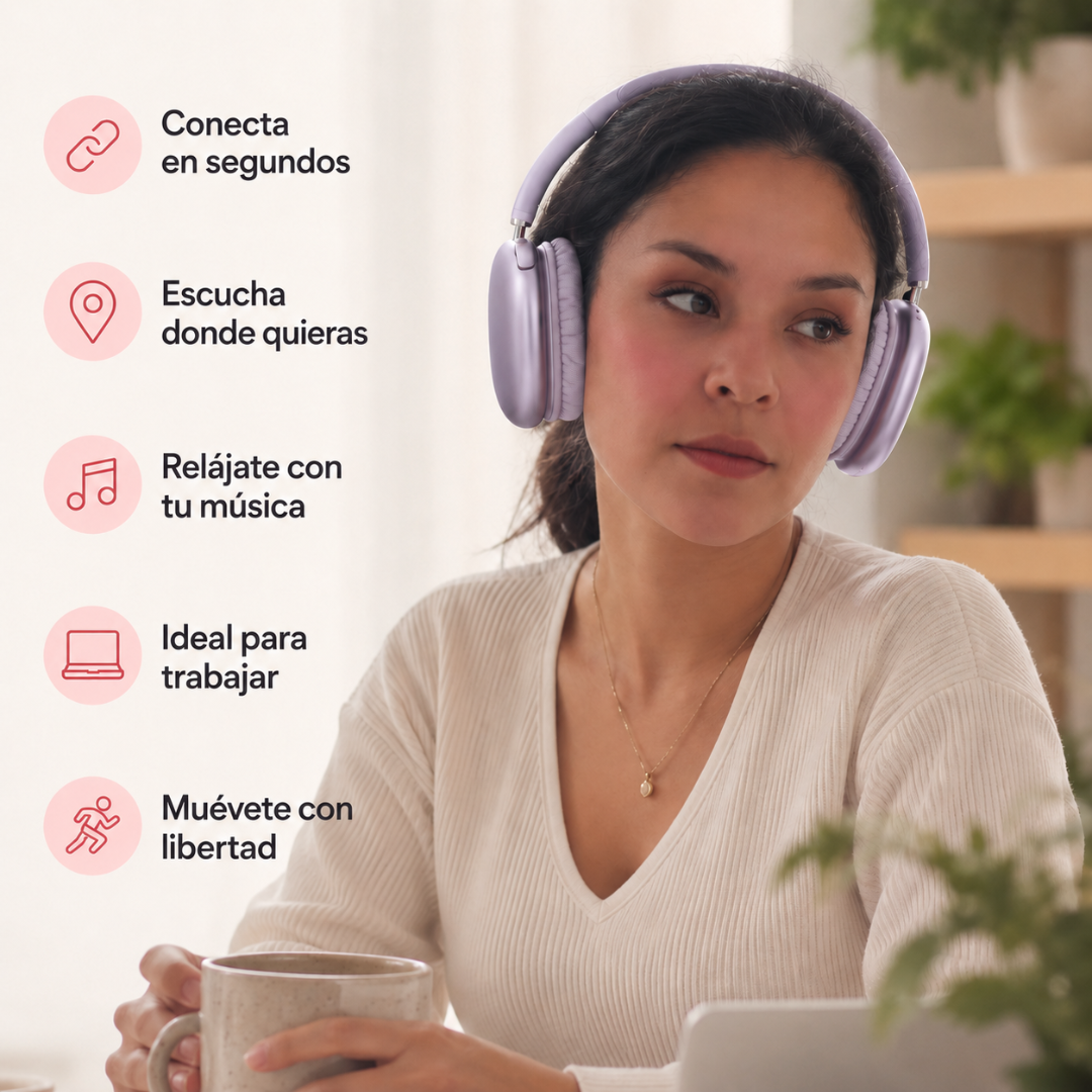 Auriculares Bluetooth Over-Ear
