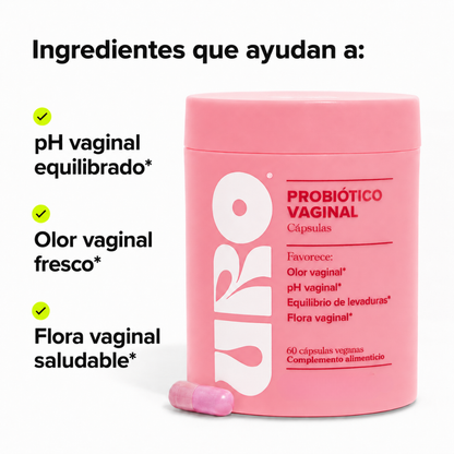 Probióticos Vaginales para un Olor y pH Saludables®