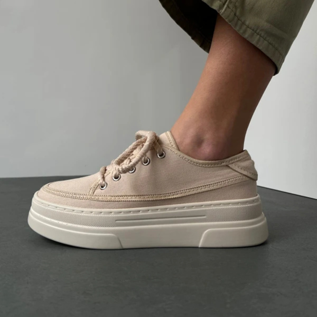Zapatillas de Lino con Plataforma®