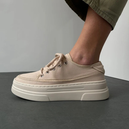 Zapatillas de Lino con Plataforma®