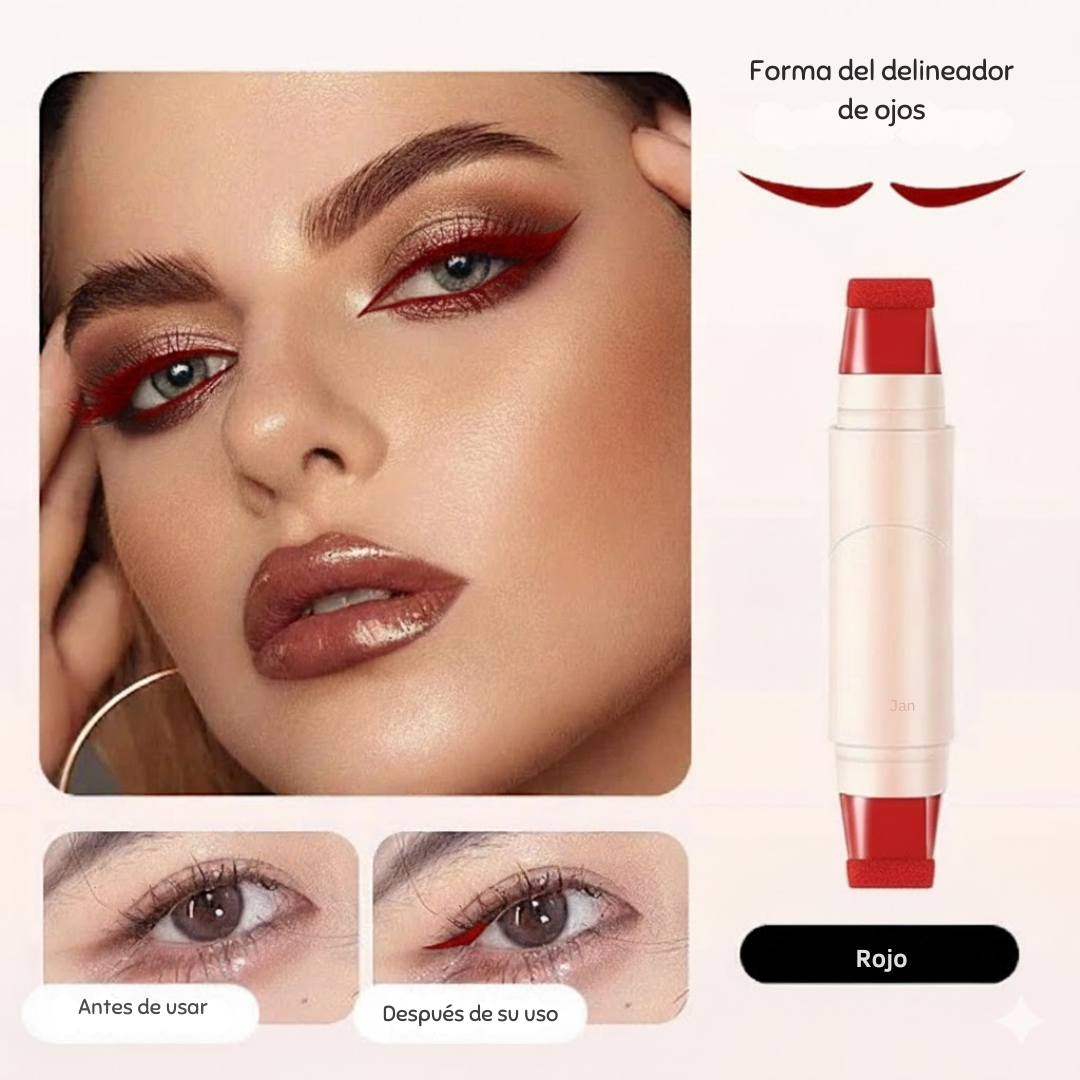 Delineador de Ojos de Precisión con Aplicador de Sello Doble (OFERTA 2X1)®