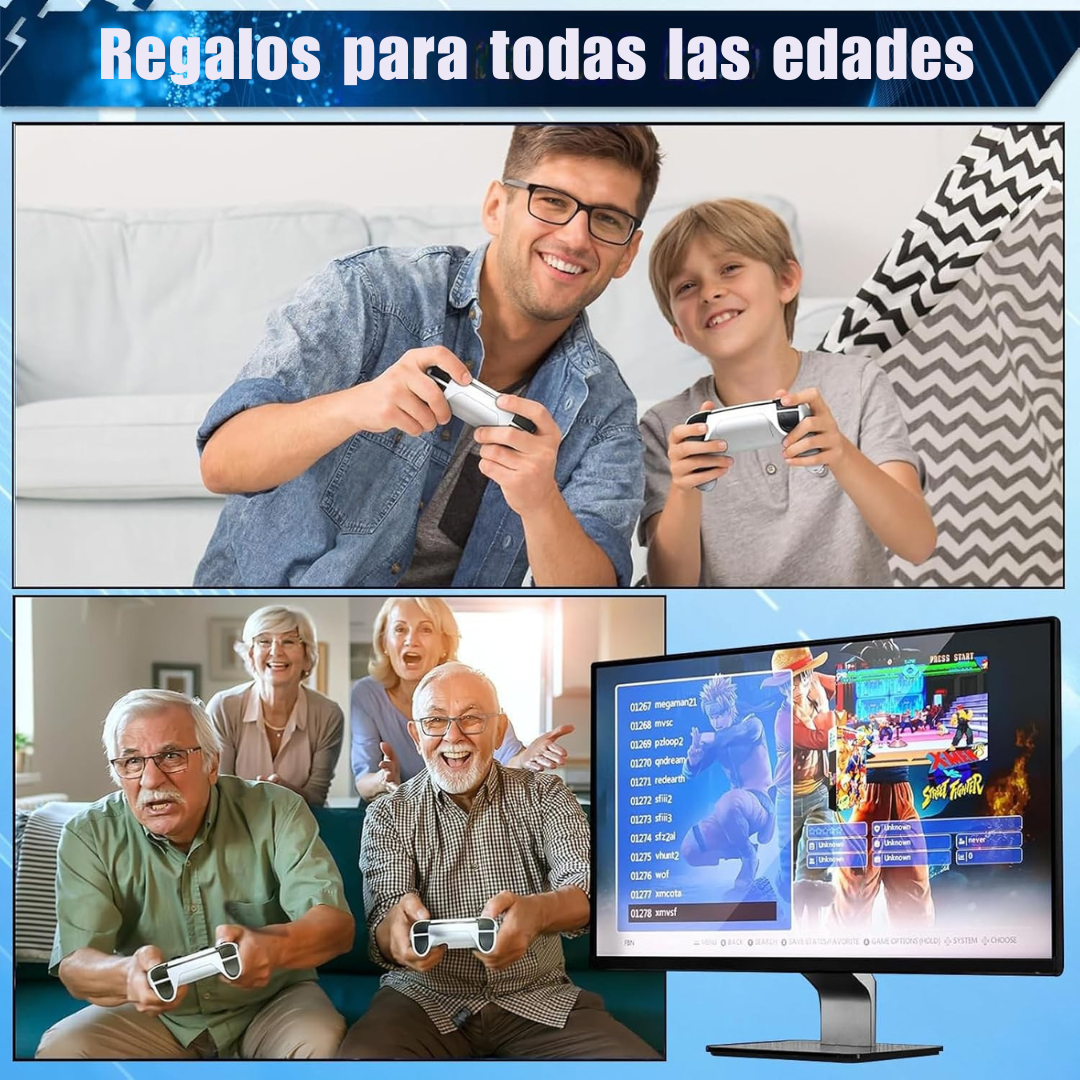Consola de Videojuegos Retro Inalámbrica con Salida 4K®
