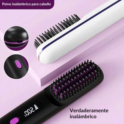 Cepillo inalámbrico con pantalla LCD y calefacción rapida®