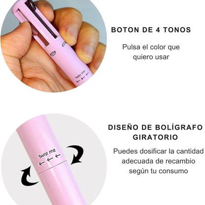 Lápiz de Maquillaje Multifuncional 4 en 1 (OFERTA 2x1)®