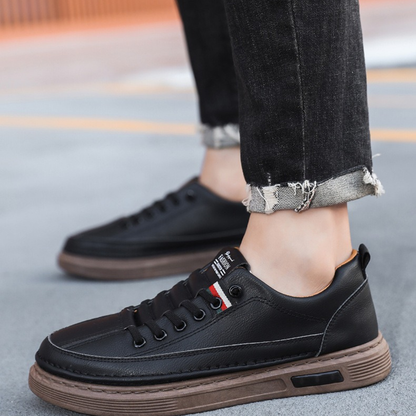Zapatillas de cuero con suela flexible