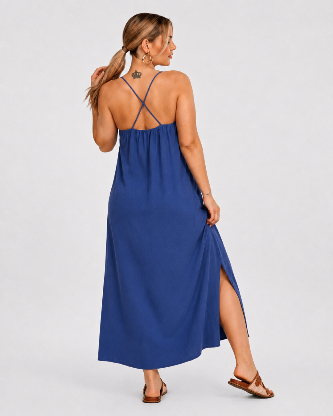Vestido largo con tirantes®