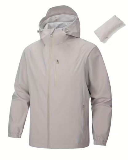 Chaqueta Ligera Multifuncional Impermeable con Capucha