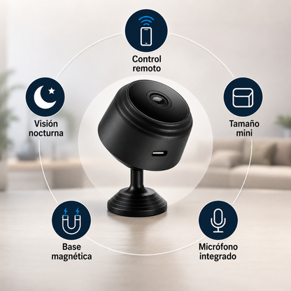 Mini Cámara WiFi de Vigilancia para el Hogar