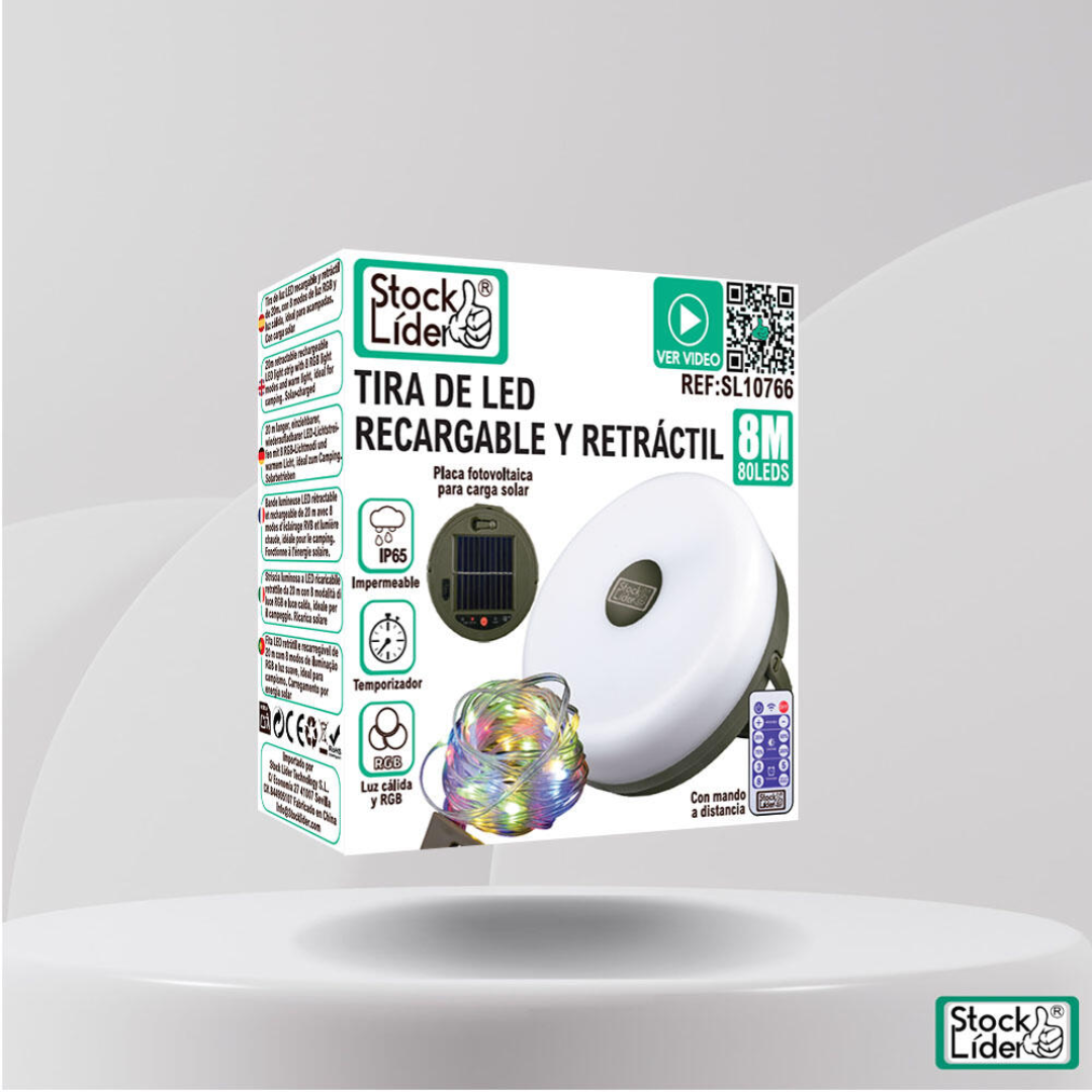 Sistema de Iluminación LED Retráctil de Alta Eficiencia