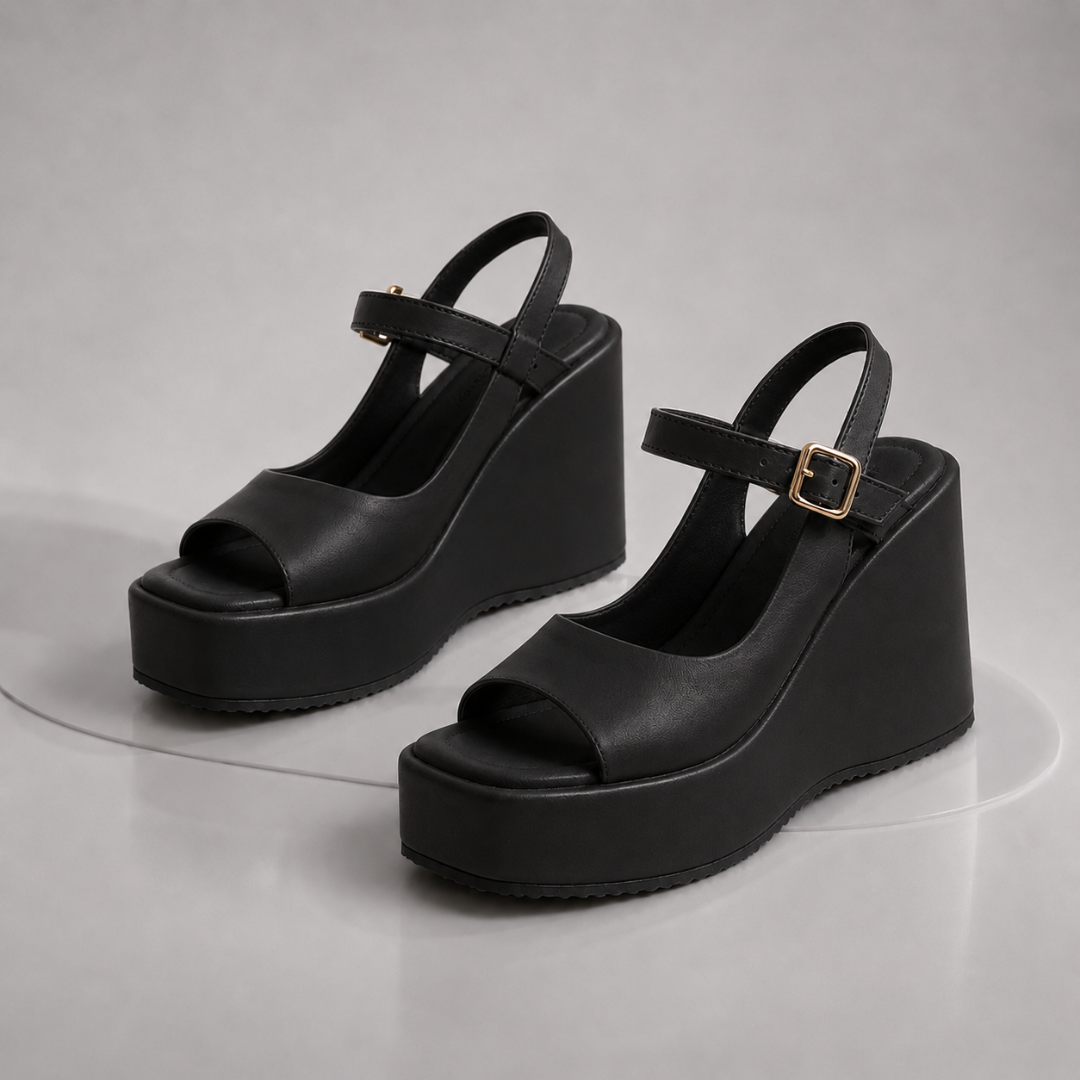 Sandalias de Cuña en Piel®