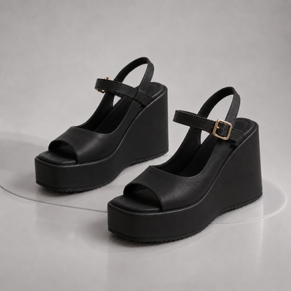 Sandalias de Cuña en Piel®