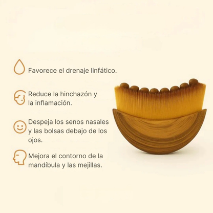 Cepillo de Escultura Facial para Drenaje Linfático