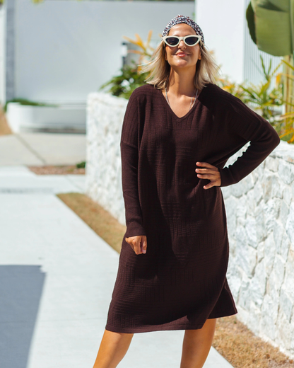 Vestido Oversize Manga Larga
