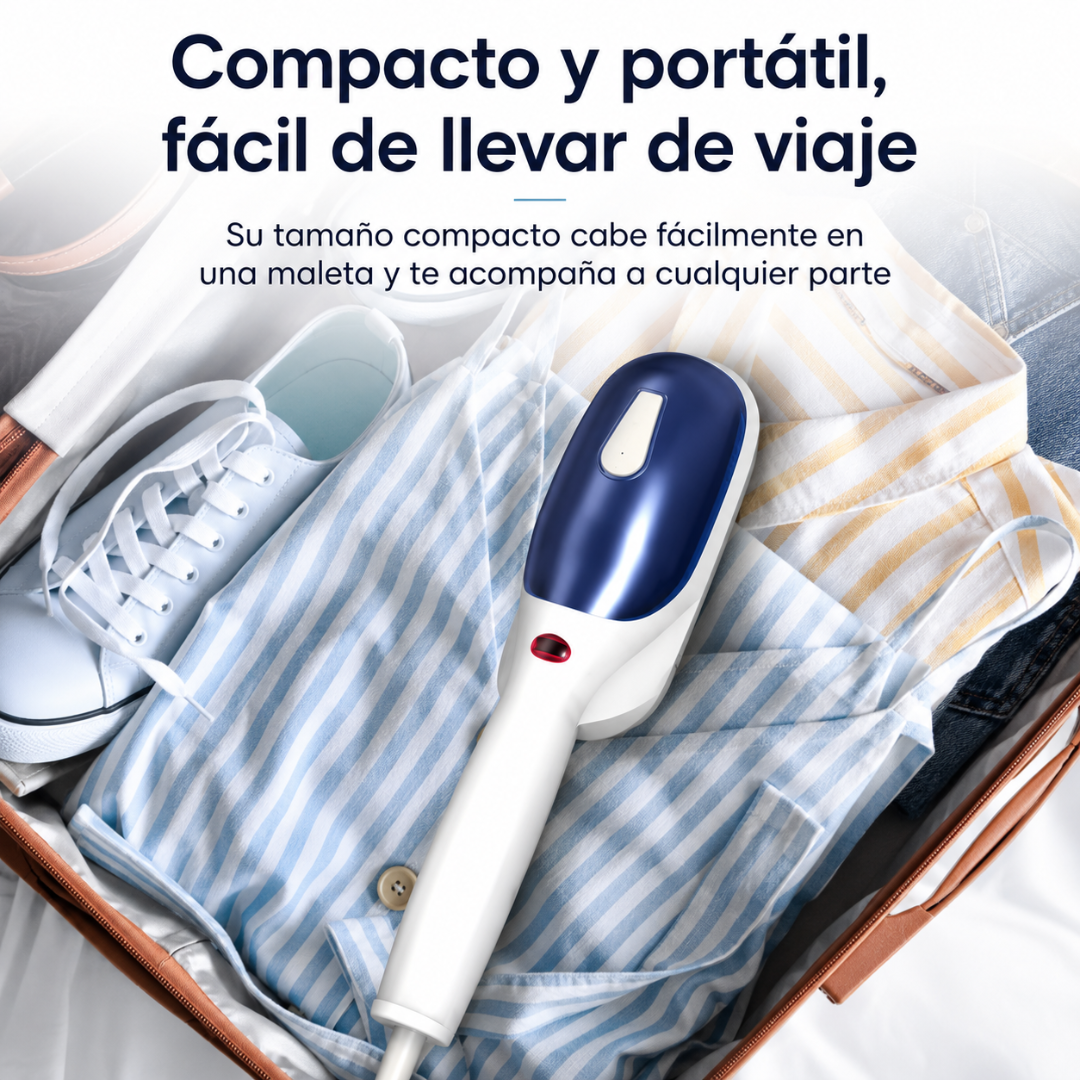Plancha de Vapor Portátil para Ropa®