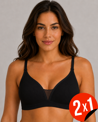 Sujetador Sin Aros con Tirantes Regulables (OFERTA 2X1)®