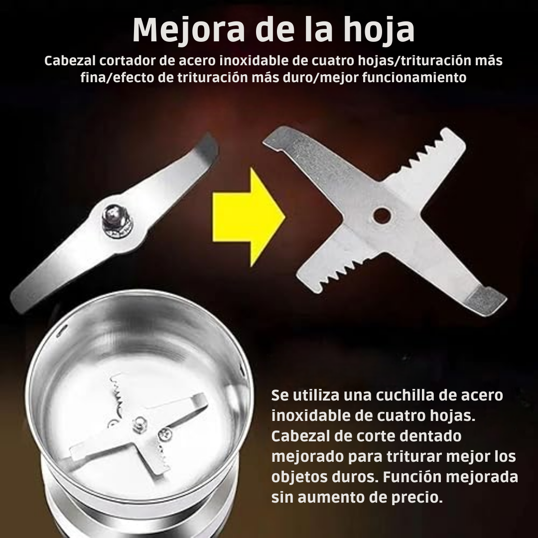 Molinillo De Grano Eléctrico Multifuncional