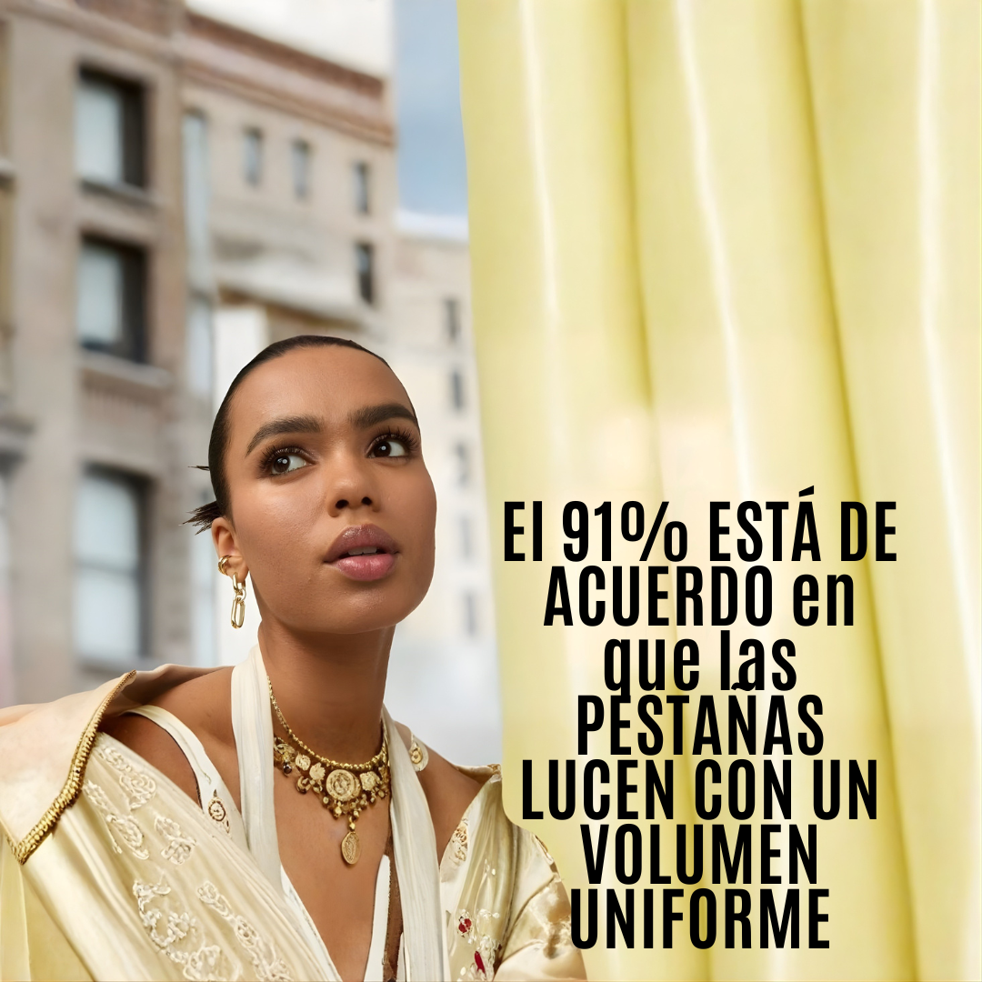 Máscara de Pestañas Voluminizadora con Rizo Elástico (OFERTA 2X1)