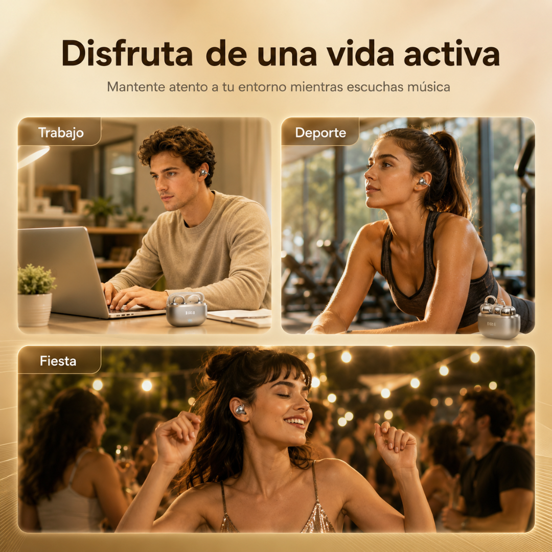 Auriculares Inteligentes con Estuche de Carga Digital