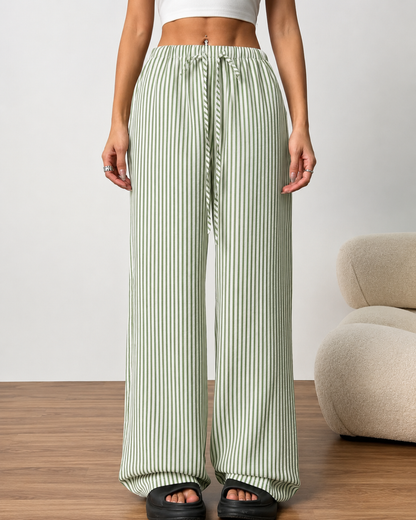 Pantalón Holgado de Rayas
