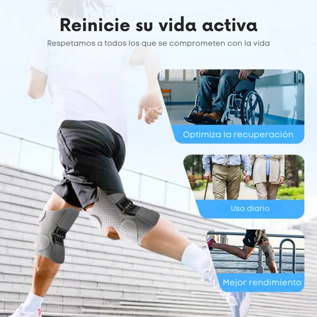 Rodillera deportiva ajustable para articulación