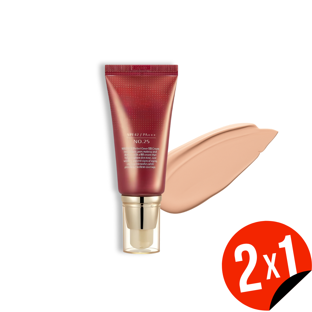 Base de Maquillaje de Cobertura Perfecta y Cuidado Avanzado (OFERTA 2X1)
