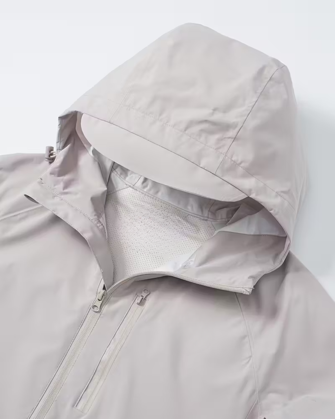Chaqueta Ligera Multifuncional Impermeable con Capucha