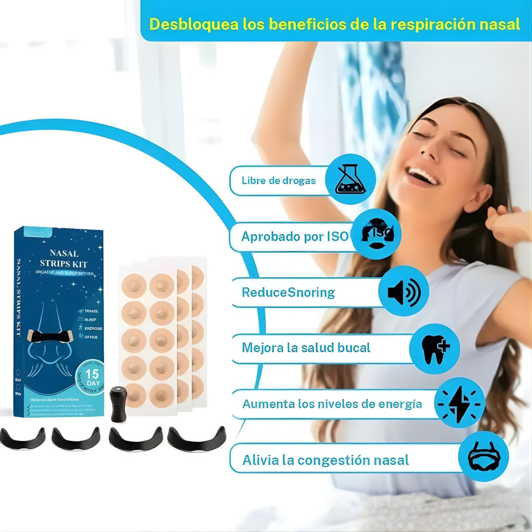 Respira Mejor y Optimiza tu Descanso con el Nasal Strip Starter Kit (OFERTA 2X1)