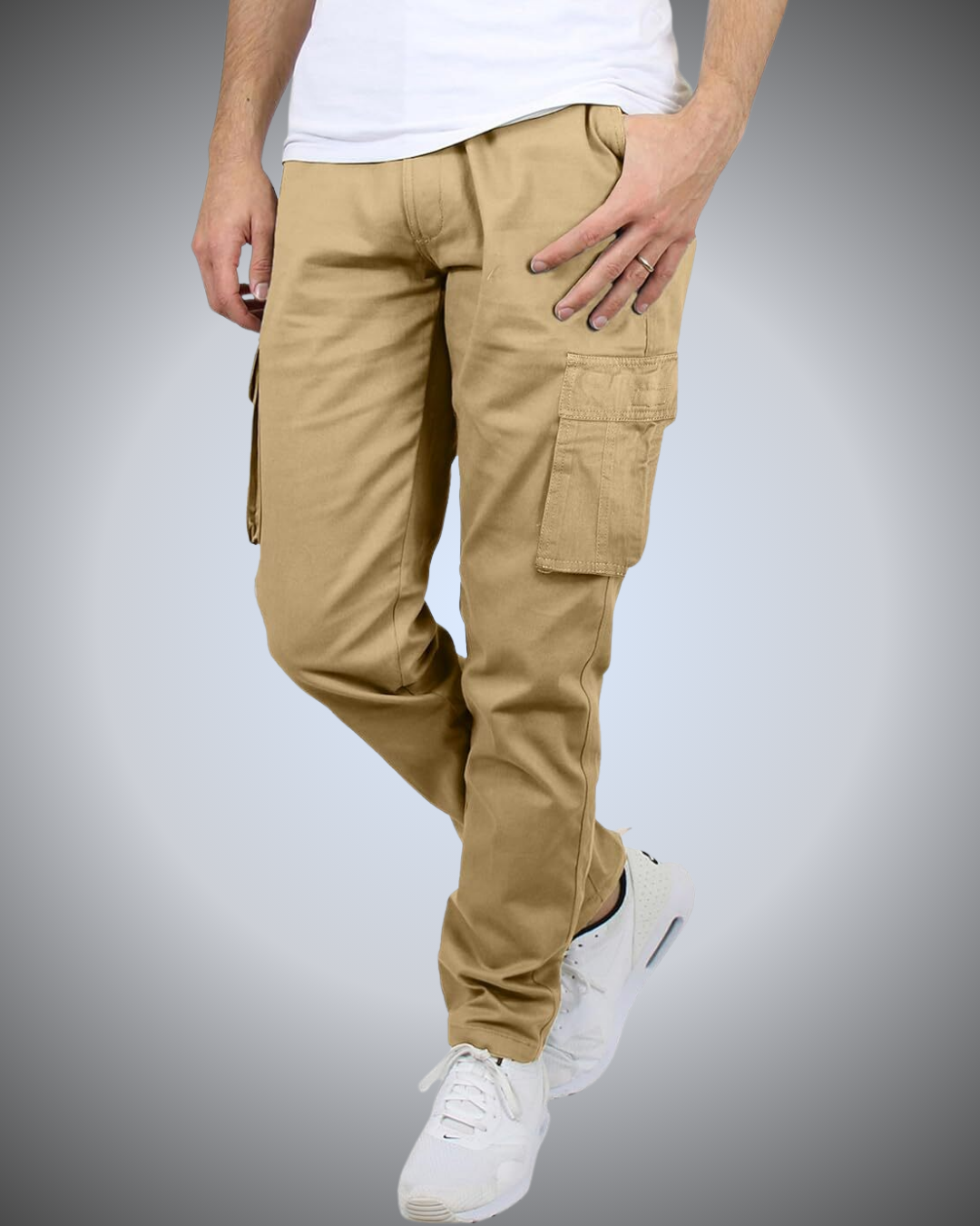 Pantalón Cargo Elástico para Hombre®