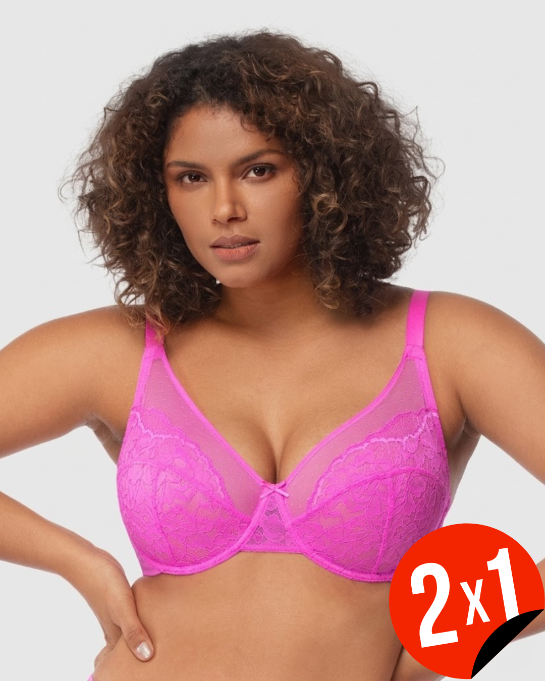 Sujetador de Encaje Floral con Aros (OFERTA 2X1)®