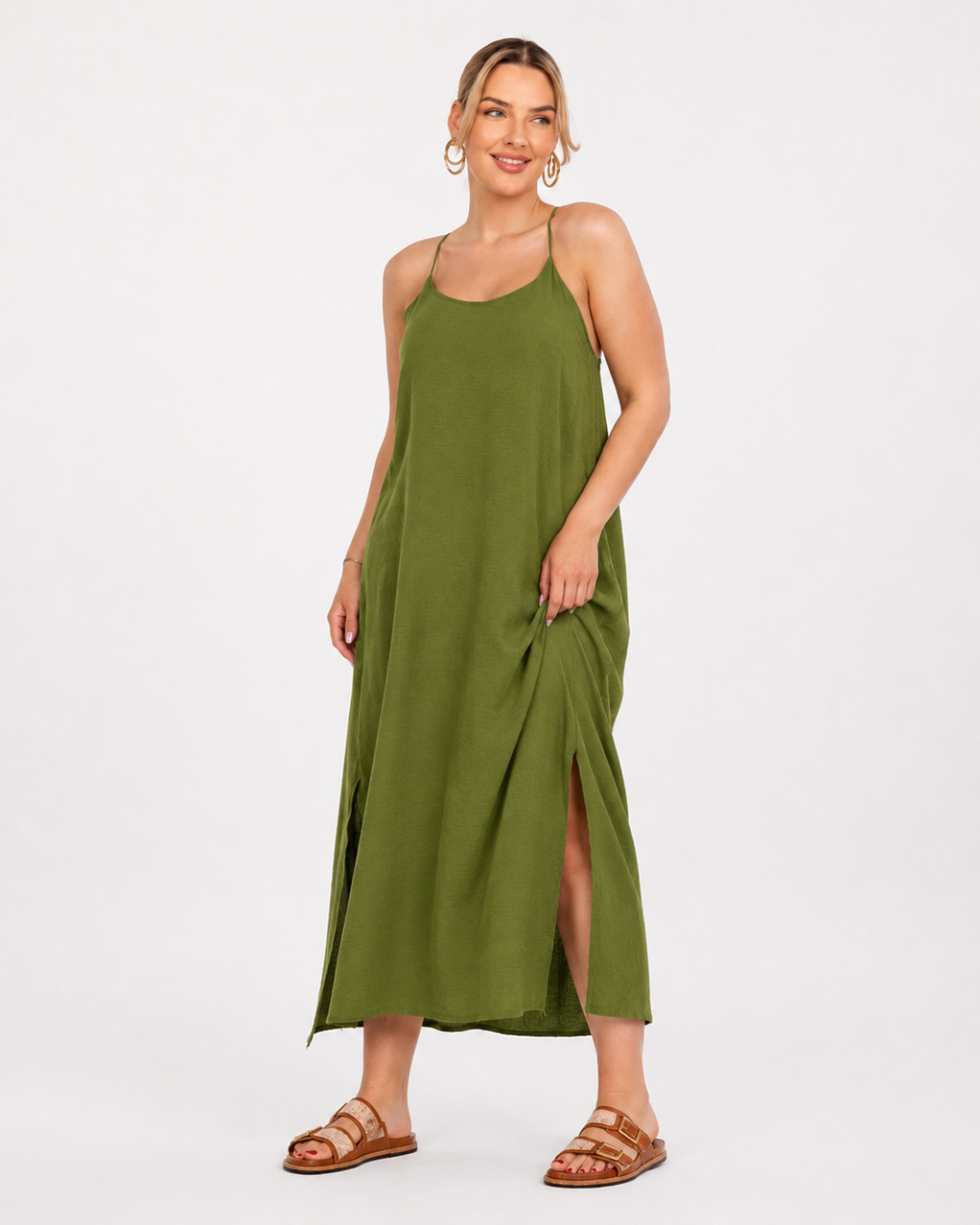 Vestido largo con tirantes®