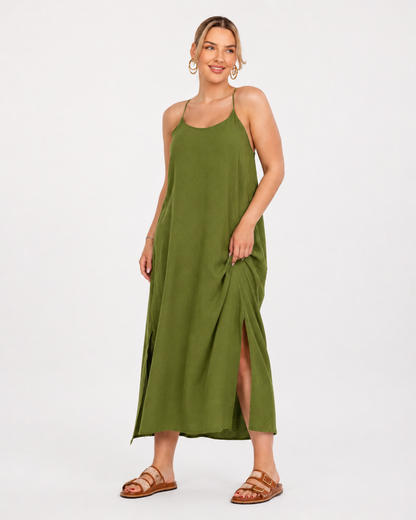 Vestido largo con tirantes®