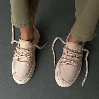 Zapatillas de Lino con Plataforma®