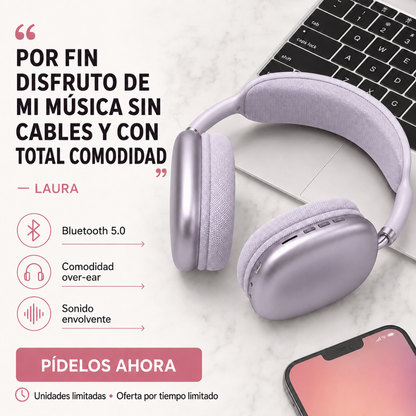 Auriculares Bluetooth Over-Ear