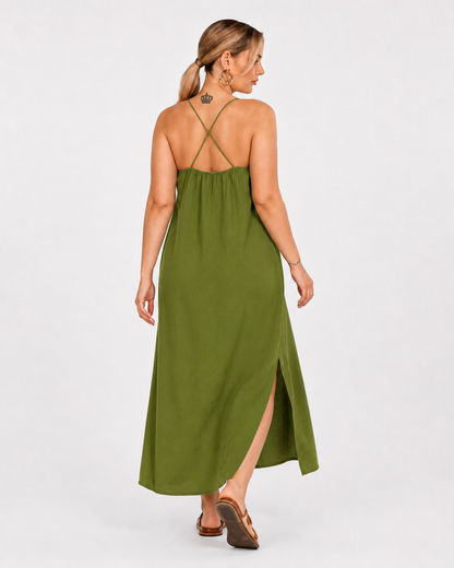 Vestido largo con tirantes®