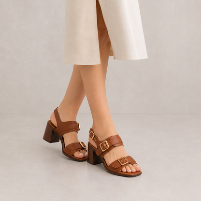 Sandalias de Tacón Grueso®