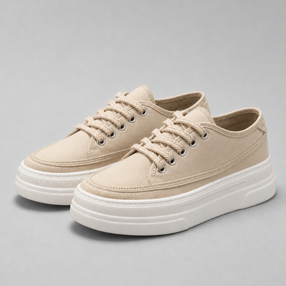 Zapatillas de Lino con Plataforma®