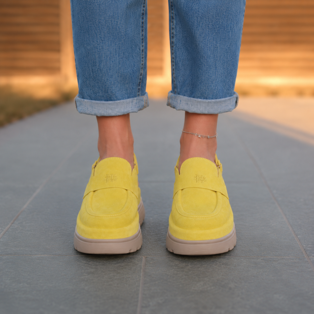 Zapatillas de suela gruesa