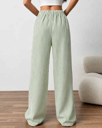 Pantalón Holgado de Rayas