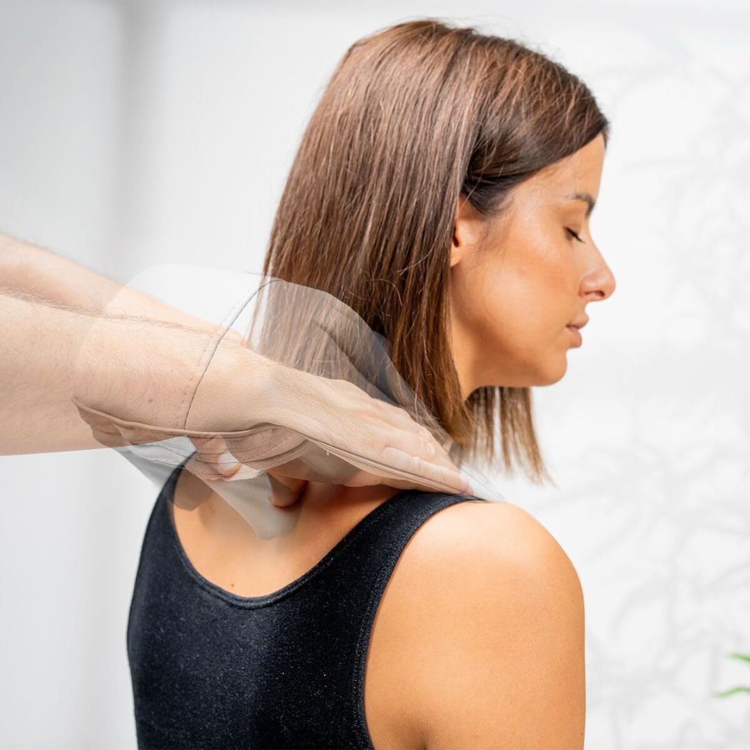 Masajeador ergonómico de cuello y espalda con calor