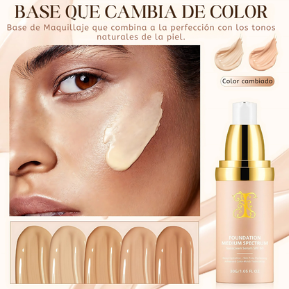 Base Líquida 4 en 1 con SPF 50 para una Piel Perfecta (OFERTA 2X1)