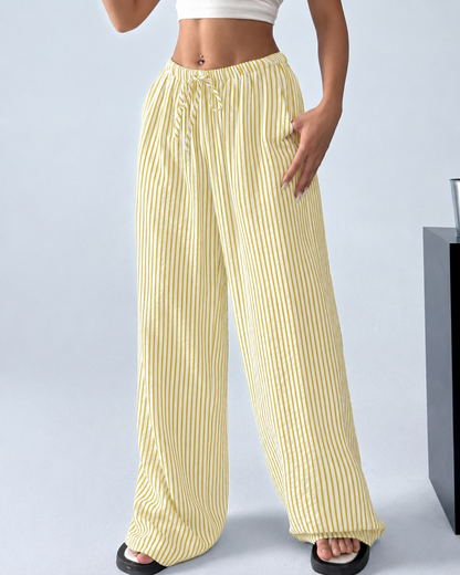 Pantalón Holgado de Rayas