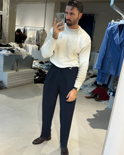 Jersey de cuello redondo para hombre