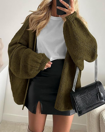 Suéter de punto oversize para mujer