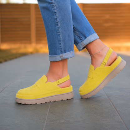 Zapatillas de suela gruesa